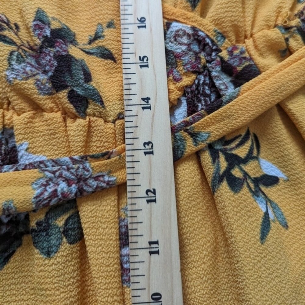 Streetwear Society maxi floral wrap jumpsuit Size Medium - Picture 6 of 10